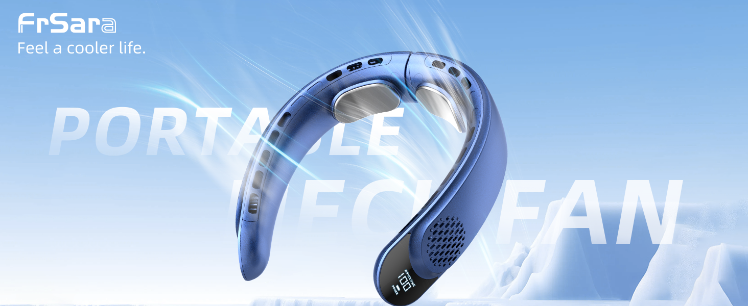 FrSara Portable Bladeless Neck Fan