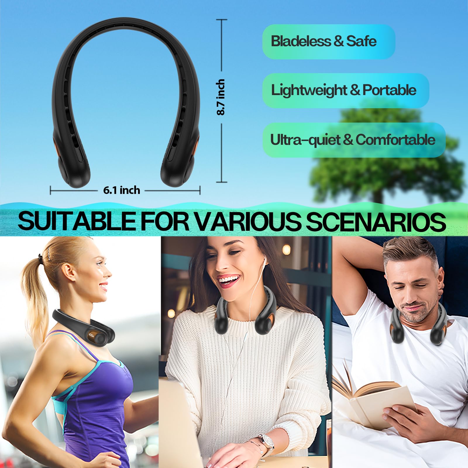 This Summer’s Hottest Trend: Neck Fans!