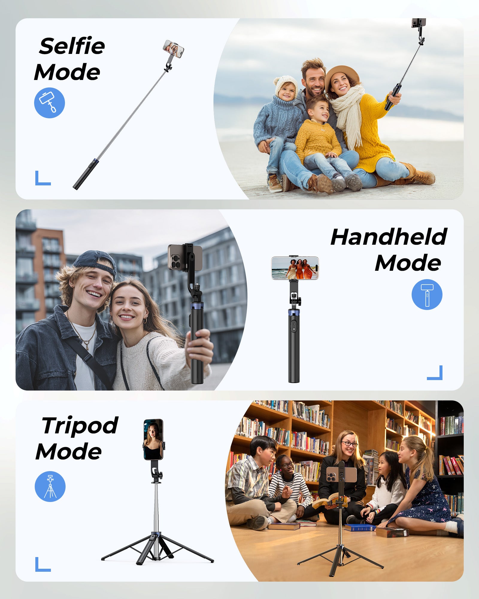 Frsara 71" Extendable Phone Tripod & Selfie Stick with Wireless Remote - Portable Stand for iPhone/Android, Selfie/Video Recording/Vlog