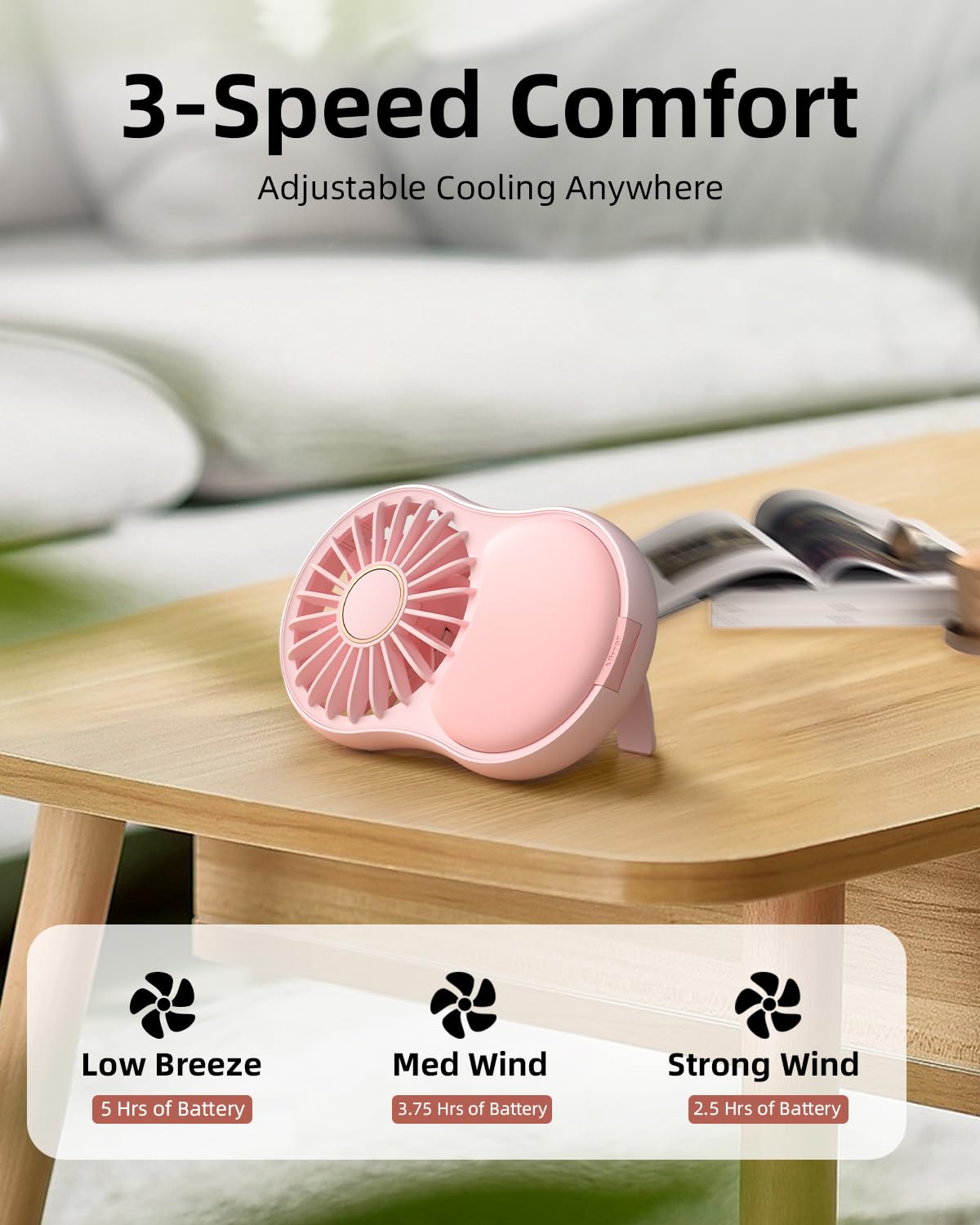 FrSara Handheld Mirror Fan