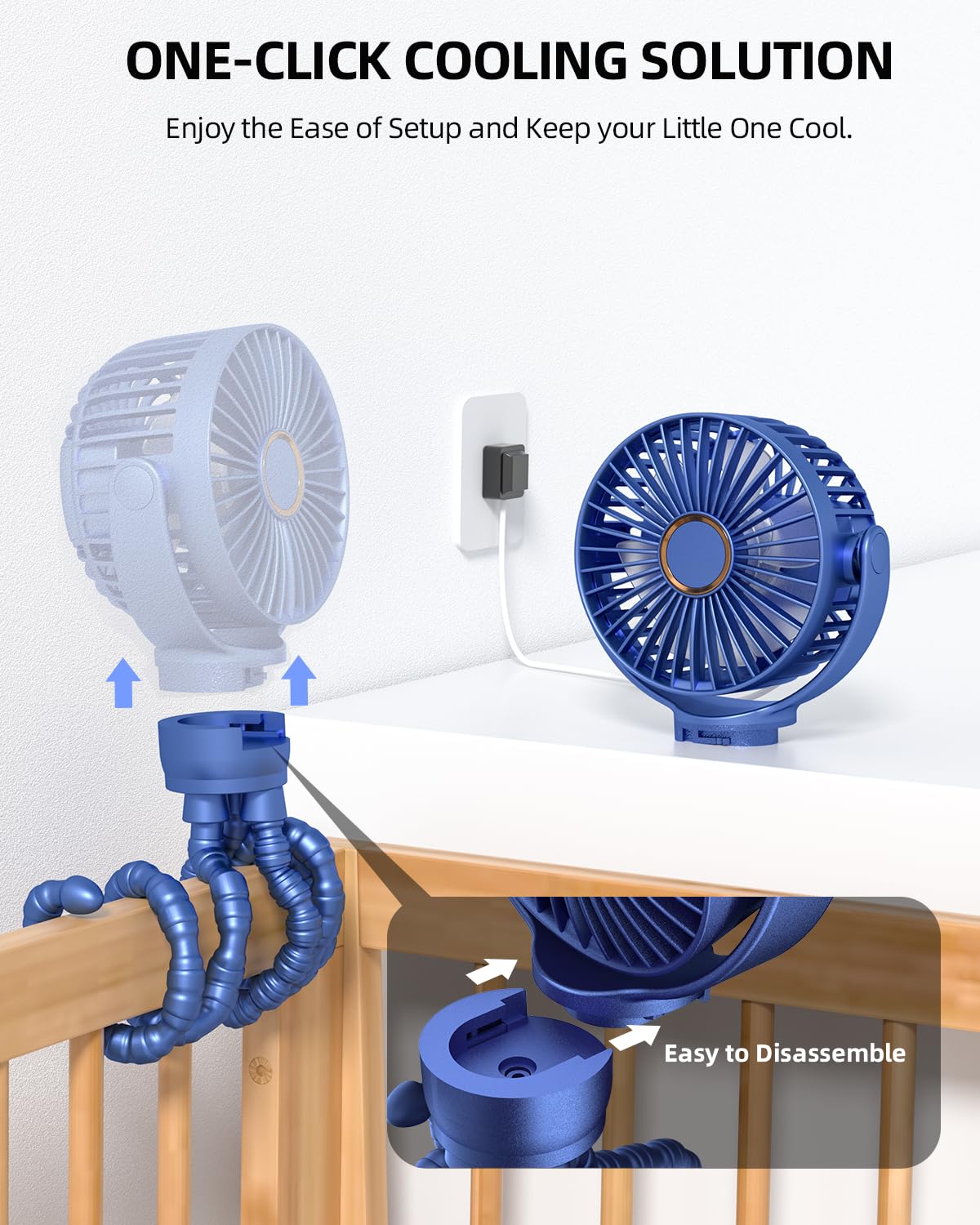 FrSara Stroller Fan