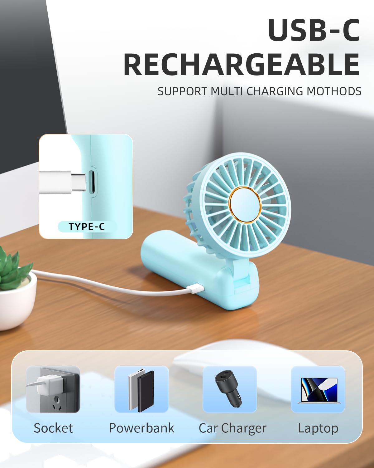 FrSara Handheld Fan Life20