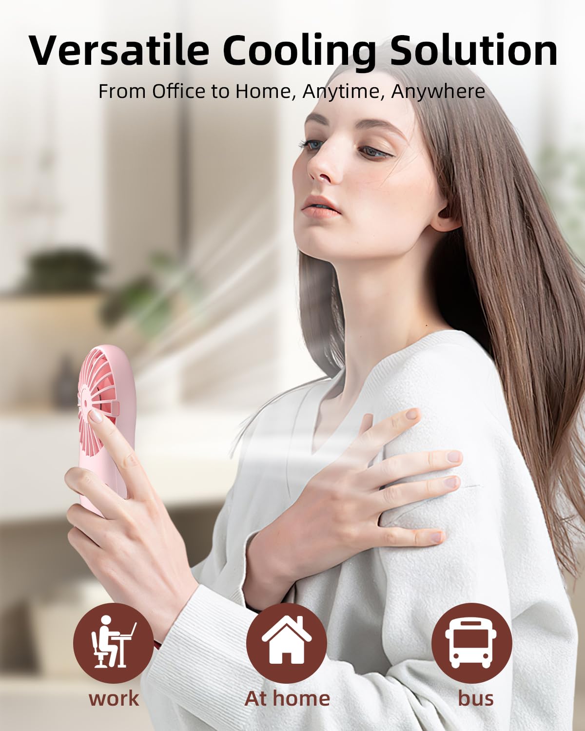 FrSara Handheld Mirror Fan