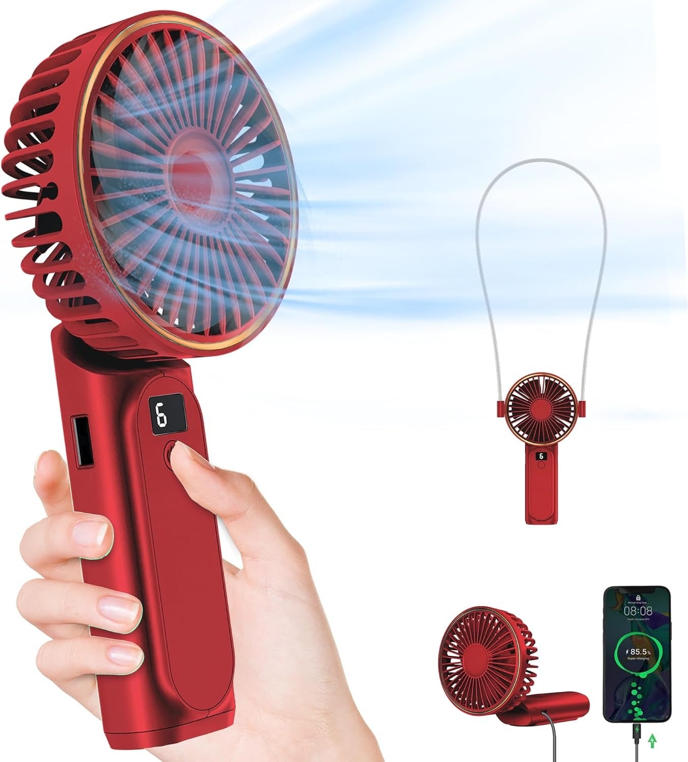 FrSara Handheld Fan Life12 , Buy 2 get 1 free, you need to add 3 products to the shopping cartļ¼